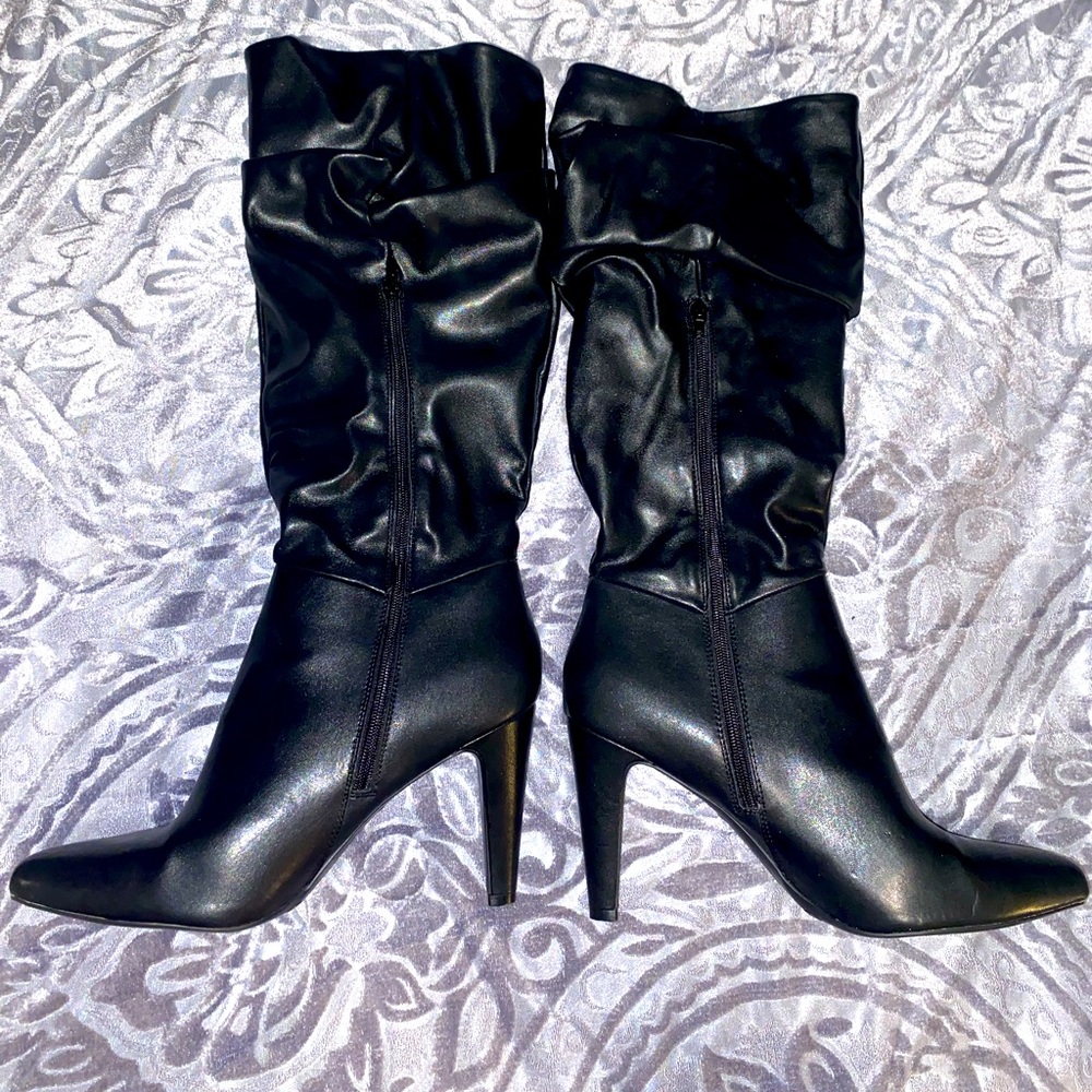 Christian Siriano Maerys Slouch Black Boots